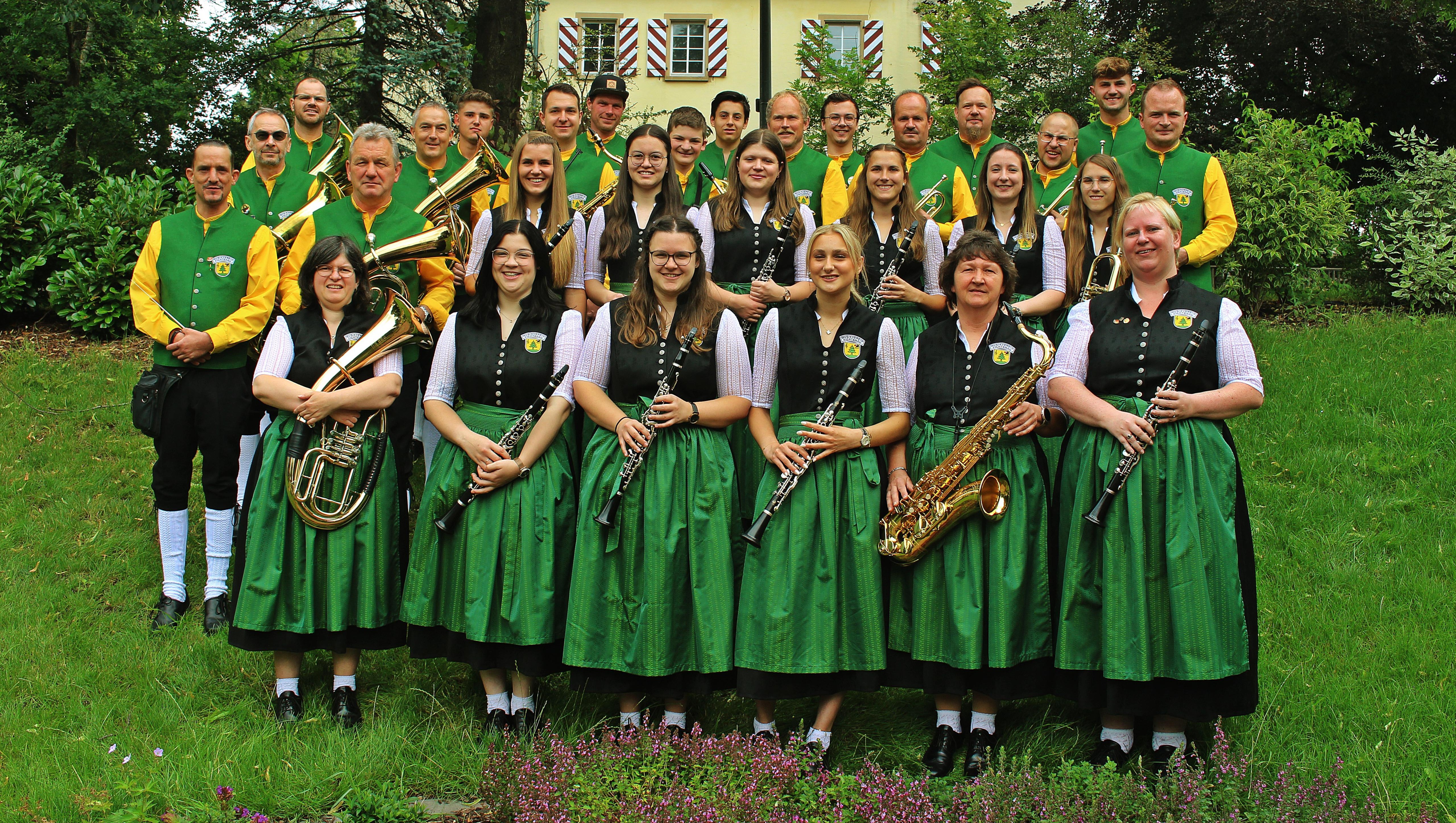 Gruppenbild Musikverein Fichtenau